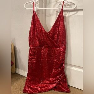 Party dress . Size L . Wearing 1time .